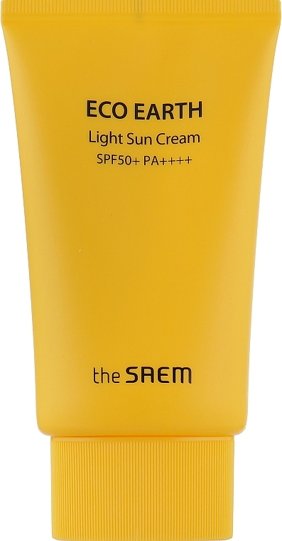 Легкий солнцезащитный крем - The Saem Eco Earth Power Light Sun Cream SPF50+ PA+++ — фото N2