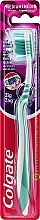 Духи, Парфюмерия, косметика Зубная щетка "Зигзаг плюс" средней жесткости, зеленая с голубым - Colgate Zig Zag Medium Toothbrush