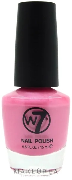 Лак для нігтів - W7 Shimmer Nail Polish — фото 48 - Pink