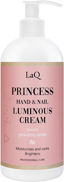 Інтенсивно зволожувальний крем для рук і нігтів - LaQ Princess Hand & Nail Luminous Cream — фото N1