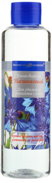 Тоник для лица "Васильковый" для удаления макияжа с глаз - Эксклюзивкосметик