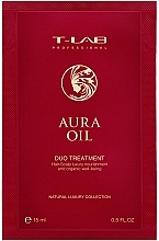 Духи, Парфюмерия, косметика Восстанавливающий кондиционер для сухих и поврежденных волос - T-LAB Professional Aura Oil Duo Treatment (пробник)
