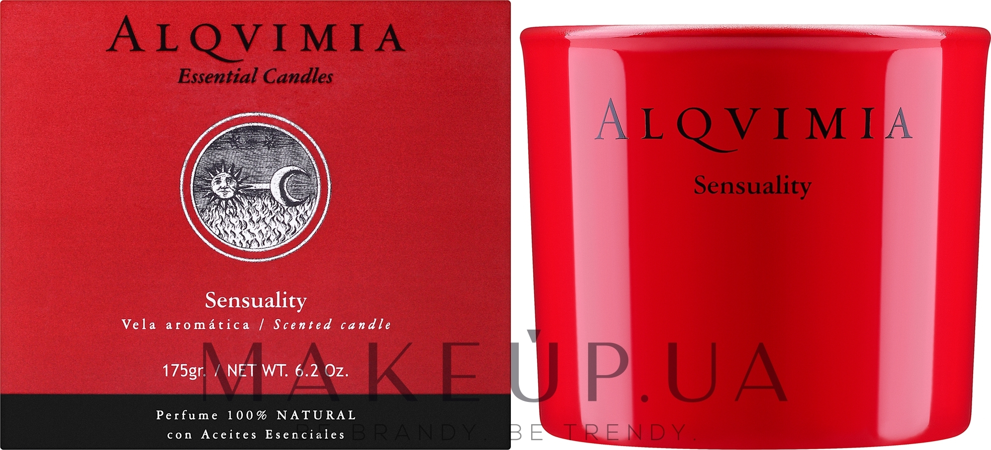 Ароматическая свеча - Alqvimia Sensuality Scented Candle  — фото 175g