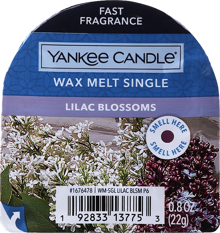 Ароматичний віск - Yankee Candle Classic Wax Lilac Blossoms — фото N1