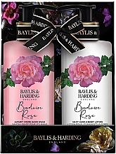 Набор - Baylis & Harding Boudoire Rose (b/lot/300ml + h/wash/300ml) — фото N1