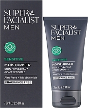 Крем увлажняющий, мужской для чувствительной кожи лица - Super Facialist For Men Sensitive Moisturiser  — фото N2