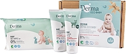Парфумерія, косметика Набір - Derma Eco Baby (cr/100ml + shm-soap/150ml + wet wipes/64pcs)