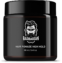 Помада для волос сильной фиксации “High Hold” - Barbarian Hair Pomade High Hold — фото N1