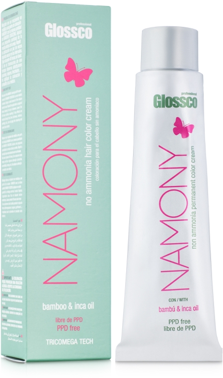 Безаміачна фарба для волосся - Glossco Color Cream Namony — фото N1