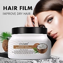 Освежающая маска для волос - Sersanlove Hair Film Coconut Silky Refreshing Hair Mask — фото N2