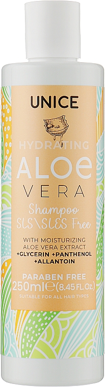 Шампунь с алоэ вера - Unice Hydrating Aloe Vera Shampoo