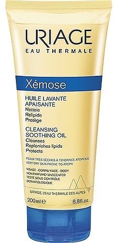 Очищающее успокаивающее масло для лица и тела - Uriage Xemose Cleansing Soothing Oil