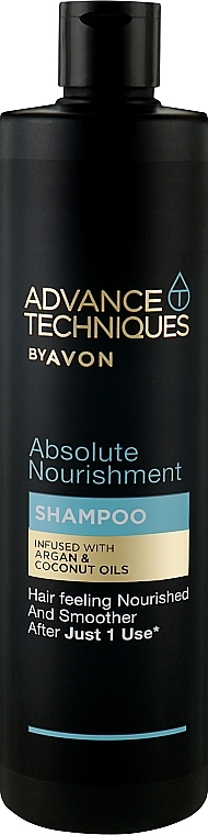 Питательный шампунь для волос "Аргановое масло и кокос" - Avon Advance Techniques Absolute Nourishment Shampoo — фото N1