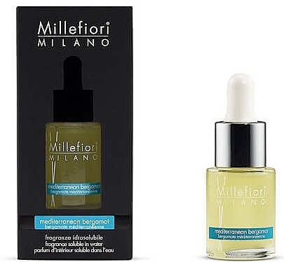 Концентрат для аромалампи - Millefiori Milano Mediterranean Bergamot Fragrance Oil — фото N1