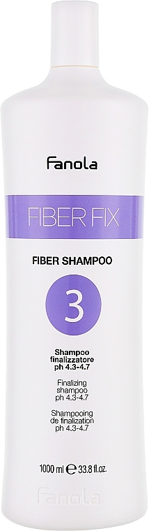 Шампунь для волос - Fanola Fiber Fix Shampoo 3 Finalizing pH 4.3-4.7 — фото N1