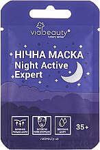 Духи, Парфюмерия, косметика Ночная маска для лица - Viabeauty Night Active Expert 35+