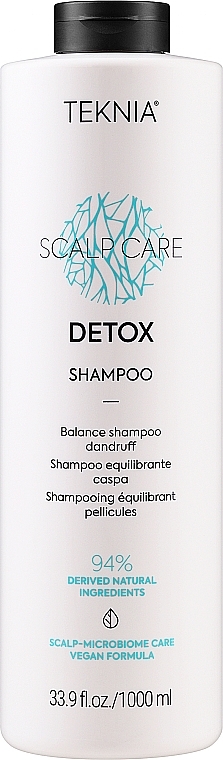 Мицеллярный шампунь против сухой и жирной перхоти - Lakme Teknia Scalp Care Detox Shampoo — фото N3