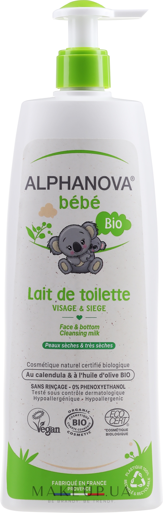 Лосьйон для тіла - Alphanova Bebe Cleansing Lotion — фото 500ml
