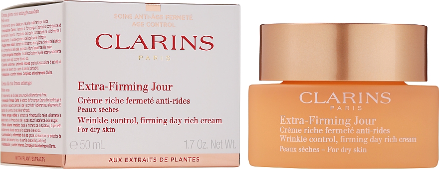 Денний крем - Clarins Extra-Firming Day Rich Cream For Dry Skin — фото N1