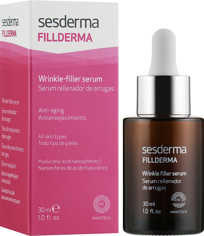 Сироватка проти зморщок - SesDerma Laboratories Fillderma Wrinkle Filler Serum — фото N2