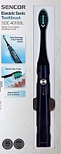 Парфумерія, косметика Електрична зубна щітка, чорна - Sencor Electric Sonic Toothbrush SOC 4010BL