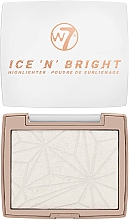 Хайлайтер для лица - W7 Ice 'N' Bright Highlighter — фото N1