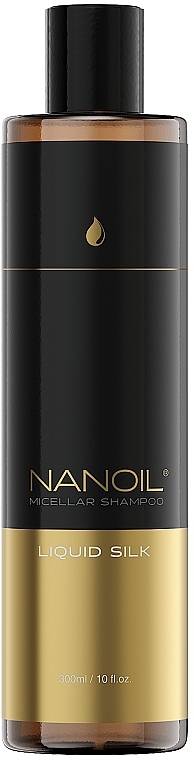 Міцелярний шампунь з рідким шовком - Nanoil Liquid Silk Micellar Shampoo — фото N1