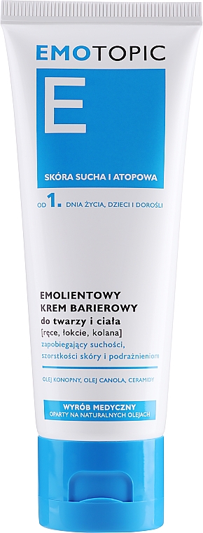 Пом'якшувальний захисний крем для обличчя й тіла - Pharmaceris E Emotopic Emollient Barrier Cream — фото N2