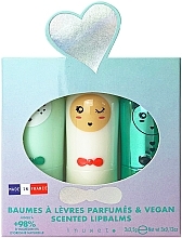 Духи, Парфюмерия, косметика Набор бальзамов для губ - Inuwet Seashell Trio Gift Set (lip/balm/3x3.5g)