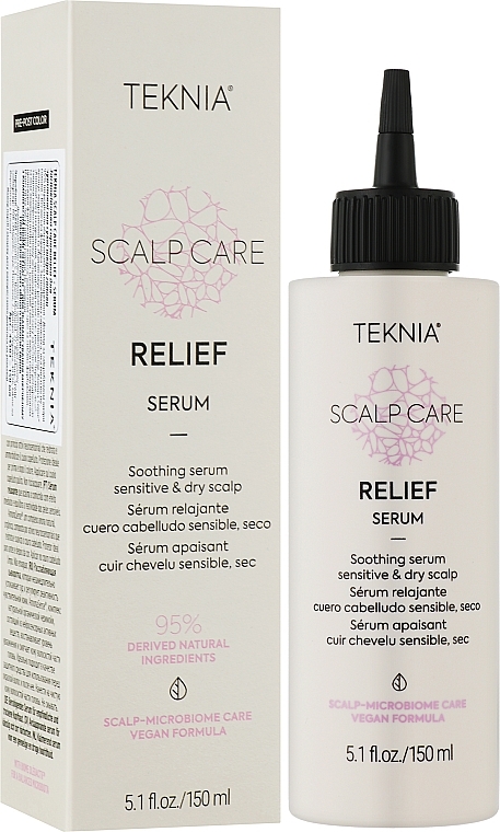 УЦЕНКА Сыворотка для чувствительной и сухой кожи головы - Lakme Teknia Scalp Care Relief Serum * — фото N1