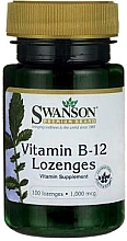 Парфумерія, косметика Льодяники з вітаміном В-12, 1000 мг - Swanson Vitamin B-12 Lozenges