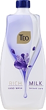 Рідке гліцеринове мило - Teo Rich Milk Sensual Care Hand Wash — фото N1