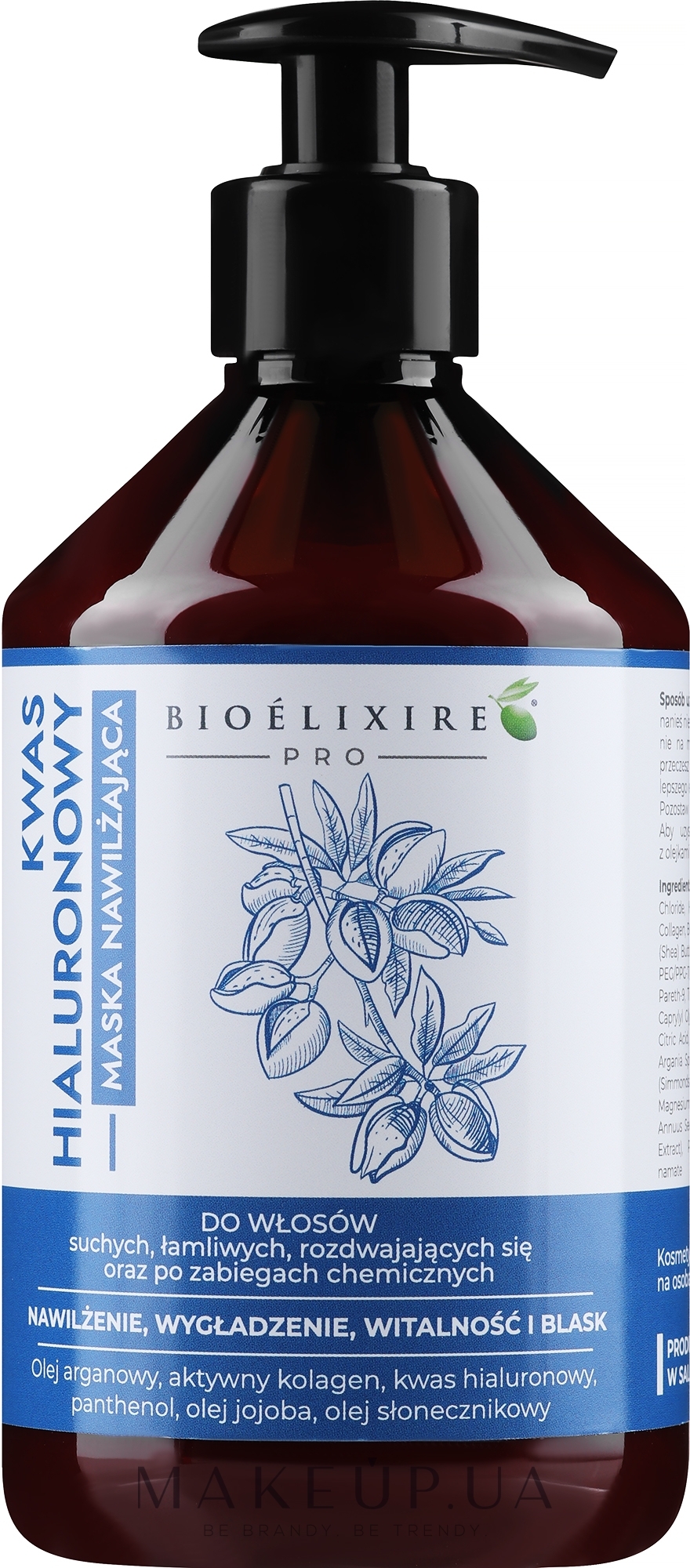 Зволожувальна маска для волосся - Bioelixir Professional — фото 500ml