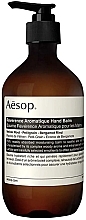 Бальзам для рук з дозатором - Aesop Reverence Aromatique Hand Balm — фото N1