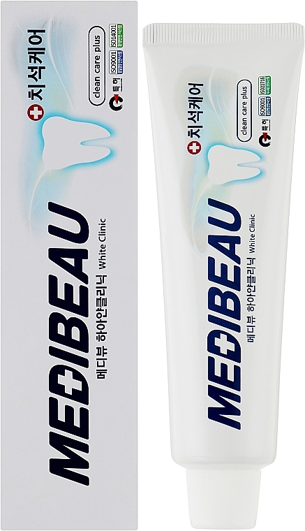 Зубна паста відбілювальна - Medibeau White Clinic Toothpaste — фото N2