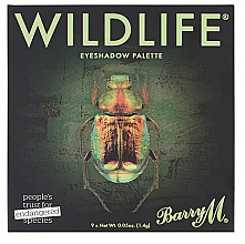 Палетка теней для век - Barry M Cosmetics Wildlife Beetle WLEP5 Eyeshadow Charity Palette  — фото N1