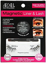 Набор - Magnetic Lash & Liner 002 Lash Kit (eye/liner/2g + lashes/2pc) — фото N1