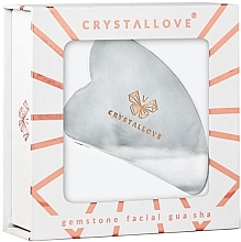 Массажер для лица из нержавеющей стали - Crystallove Cryo Ice Gua Sha — фото N3