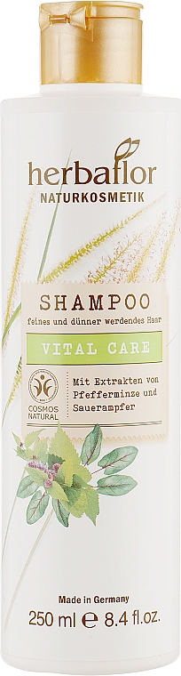 Шампунь для волос "Питание" - Herbaflor Shampoo Vital Care — фото N1