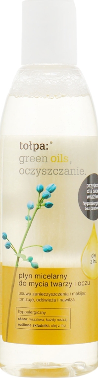 Міцелярна вода для обличчя - Tolpa Green Oils Micellar Water — фото N1