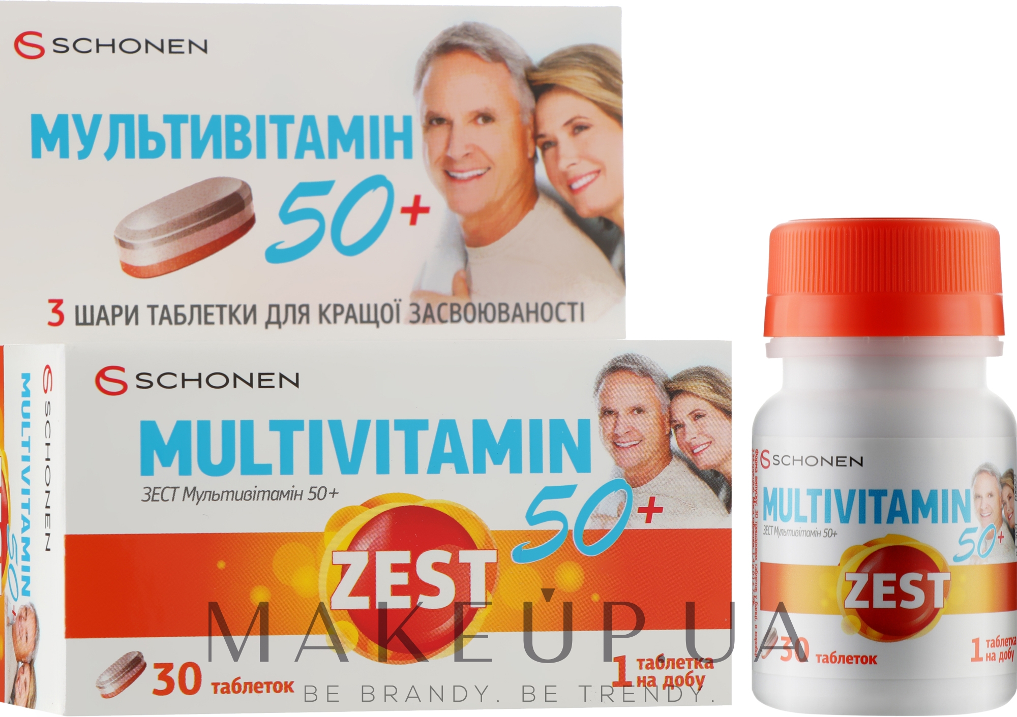 Диетическая добавка "Мультивитамин 50+" - ZEST — фото 30шт