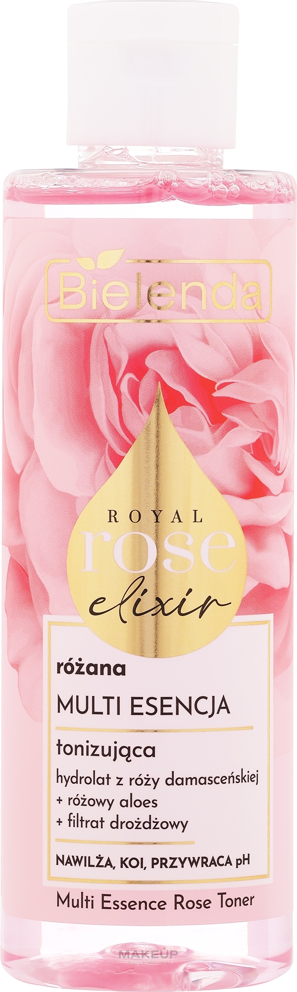 Трояндовий тонер для обличчя - Bielenda Royal Rose Elixir Multi Essence Rose Toner — фото 200ml
