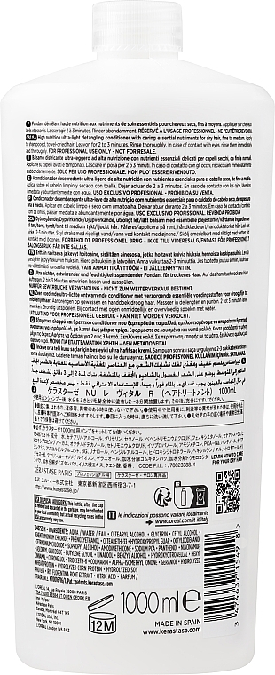 Питательный ультралегкий кондиционер, с дозатором - Kerastase Nutritive Lait Vital Plant-Based Proteins + Niacinamide Nourishing Ultra-Light Detangling Conditioner (тестер) — фото N2