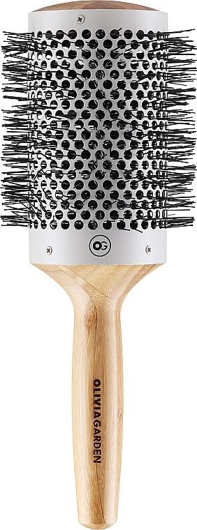 Термобрашинг бамбуковый, d.63 - Olivia Garden Healthy Hair Eco-Friendly Bamboo Brush — фото N1