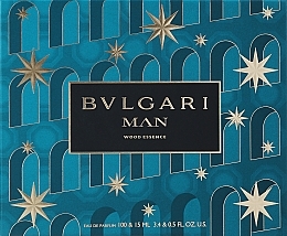 Bvlgari Man Wood Essence - Набір (edp/100ml + edp/15ml) — фото N1