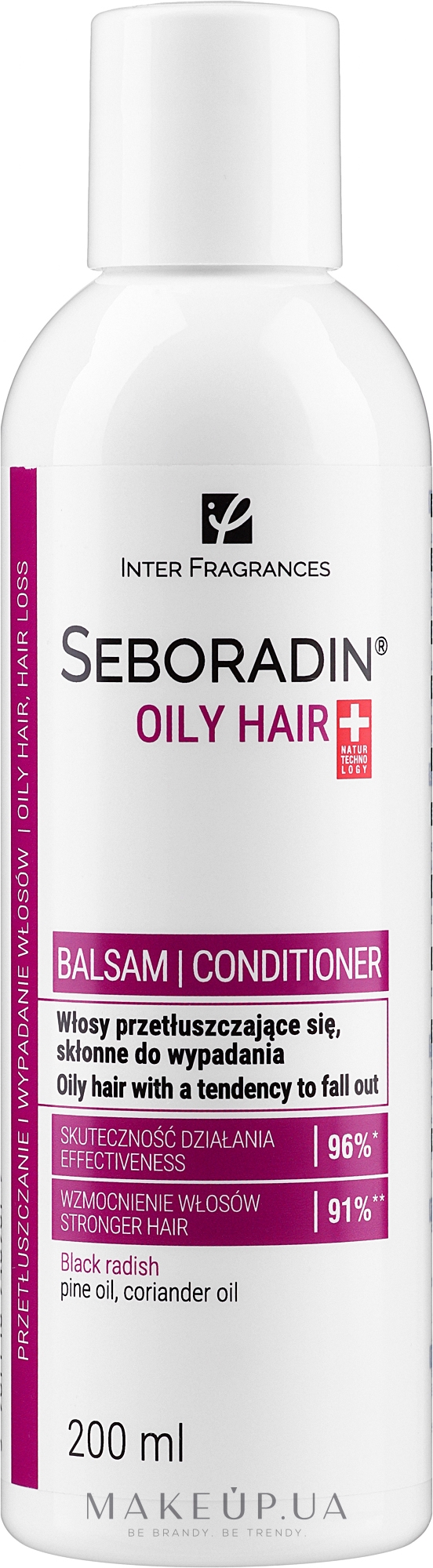 Кондиционер для жирных волос - Seboradin Oily Hair Conditioner — фото 200ml