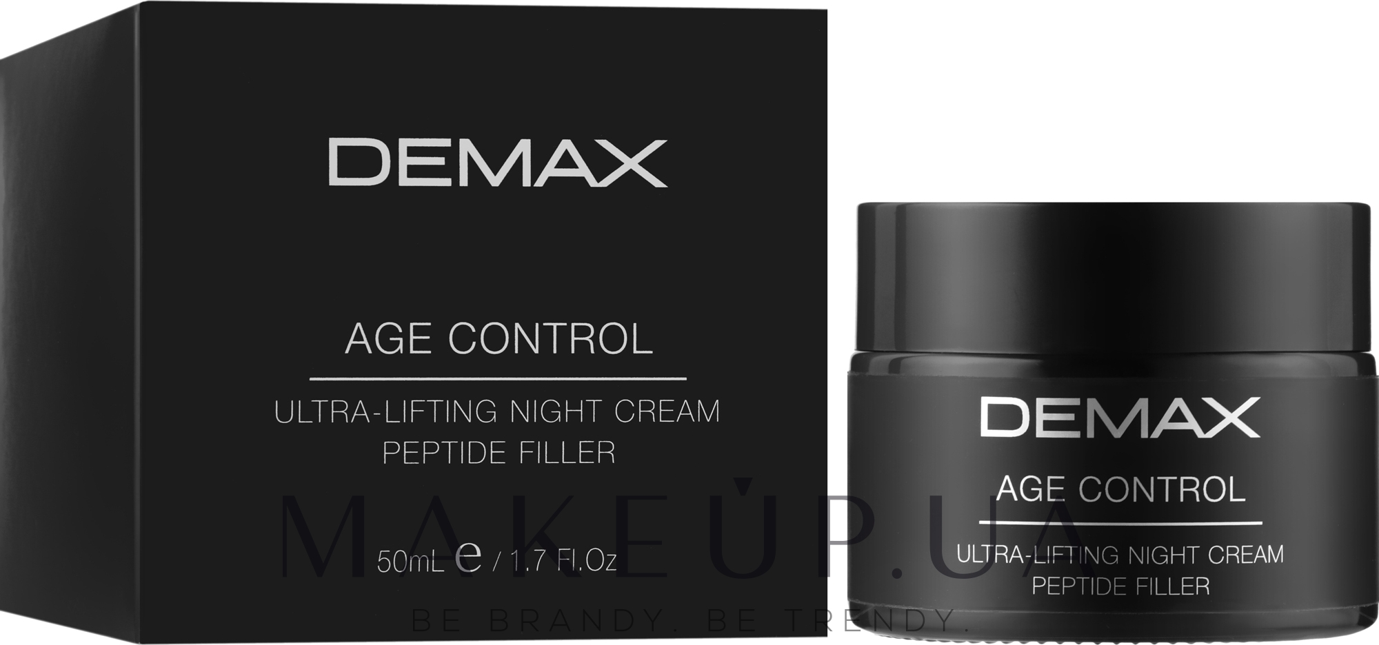 Нічний заповнювальний ліфтинг-крем із пептидами - Demax Age Control Ultra-Lifting Night Cream Peptide Filler — фото 50ml