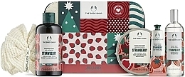 Парфумерія, косметика Набір, 6 продуктів - The Body Shop Jolly & Juicy Strawberry Big Gift