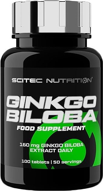 Харчова добавка "Гінкго білоба" - Scitec Nutrition Ginkgo Biloba — фото N1