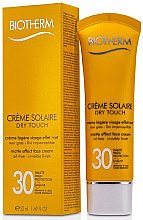 Духи, Парфюмерия, косметика Матирующий крем для лица - Biotherm Creme Solaire Dry Touch SPF30